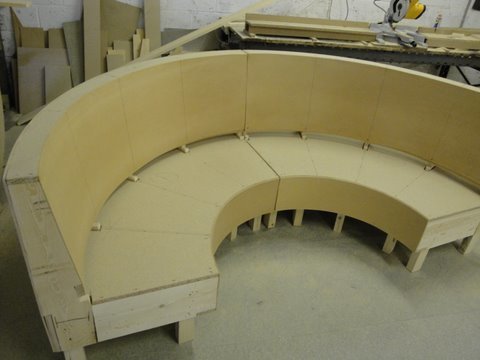 Recent Curved Booth Before
